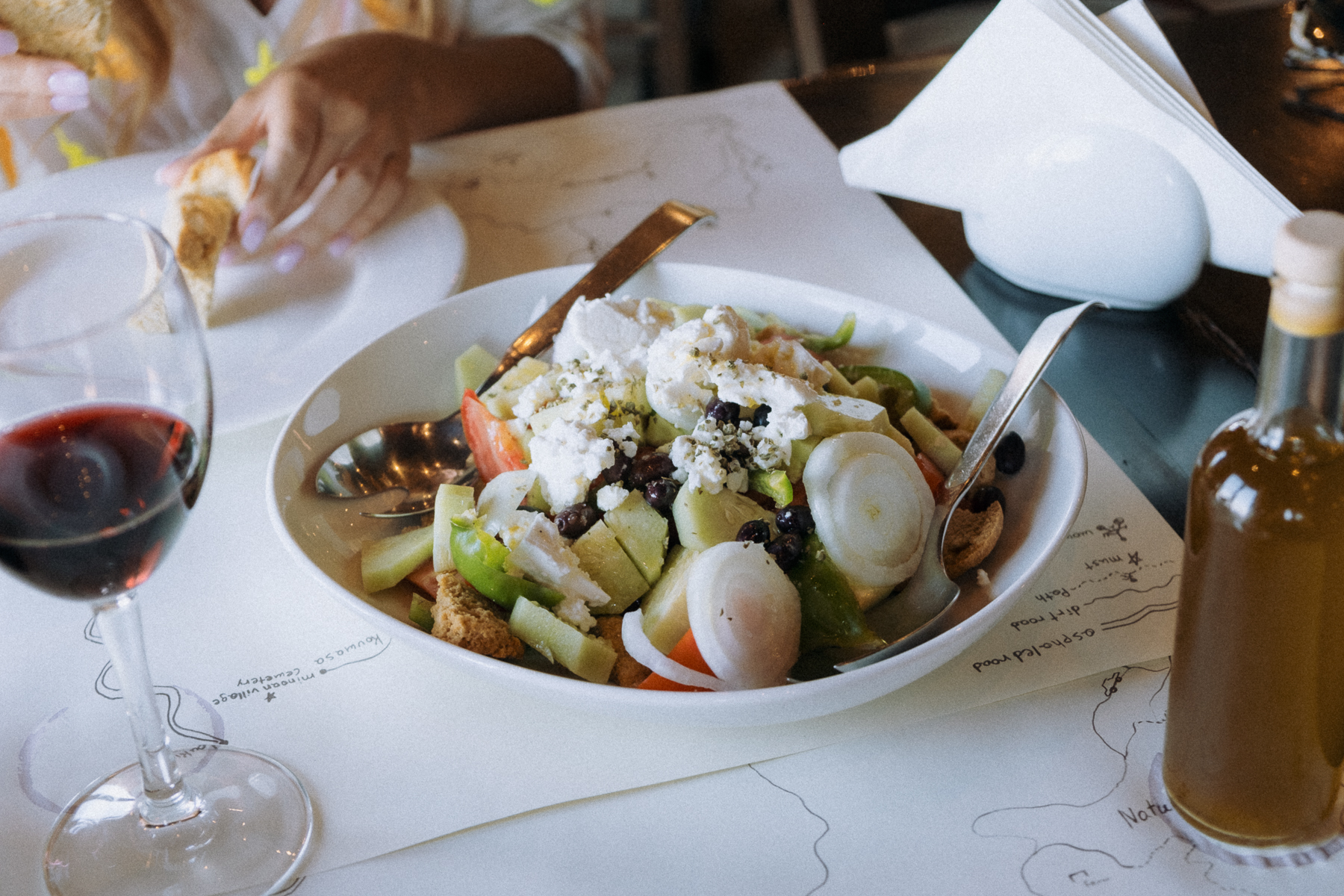 traditional greek salat crete