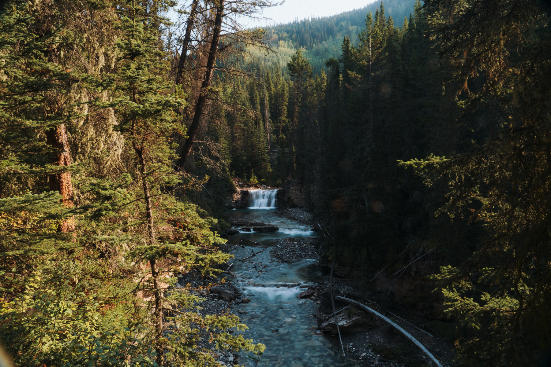 Johnston Canyon Góry Skaliste Kanada