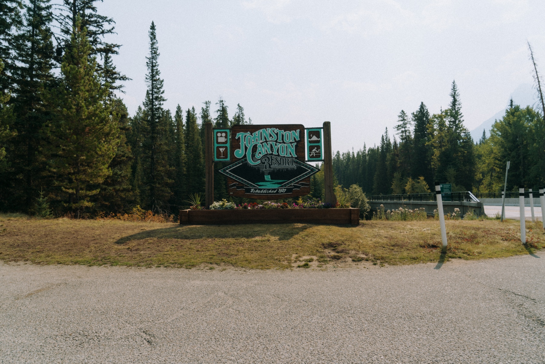 Johnston Canyon wjazd